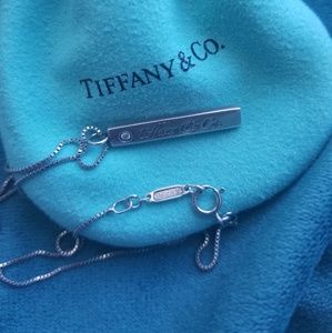 Tiffany & Co necklace 925 sterling silver diamond